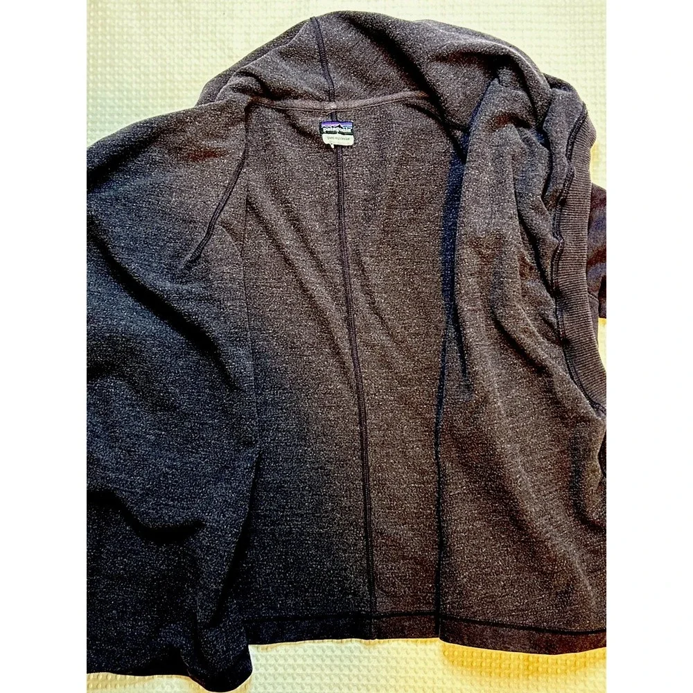 Patagonia Women's - Size SMALL -  'At Sea Wrap' Sweater Cardigan - Grayish/Blue